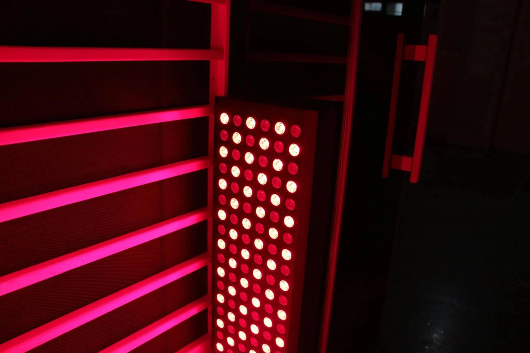 Red light panel inside the Sun Home Eclipse