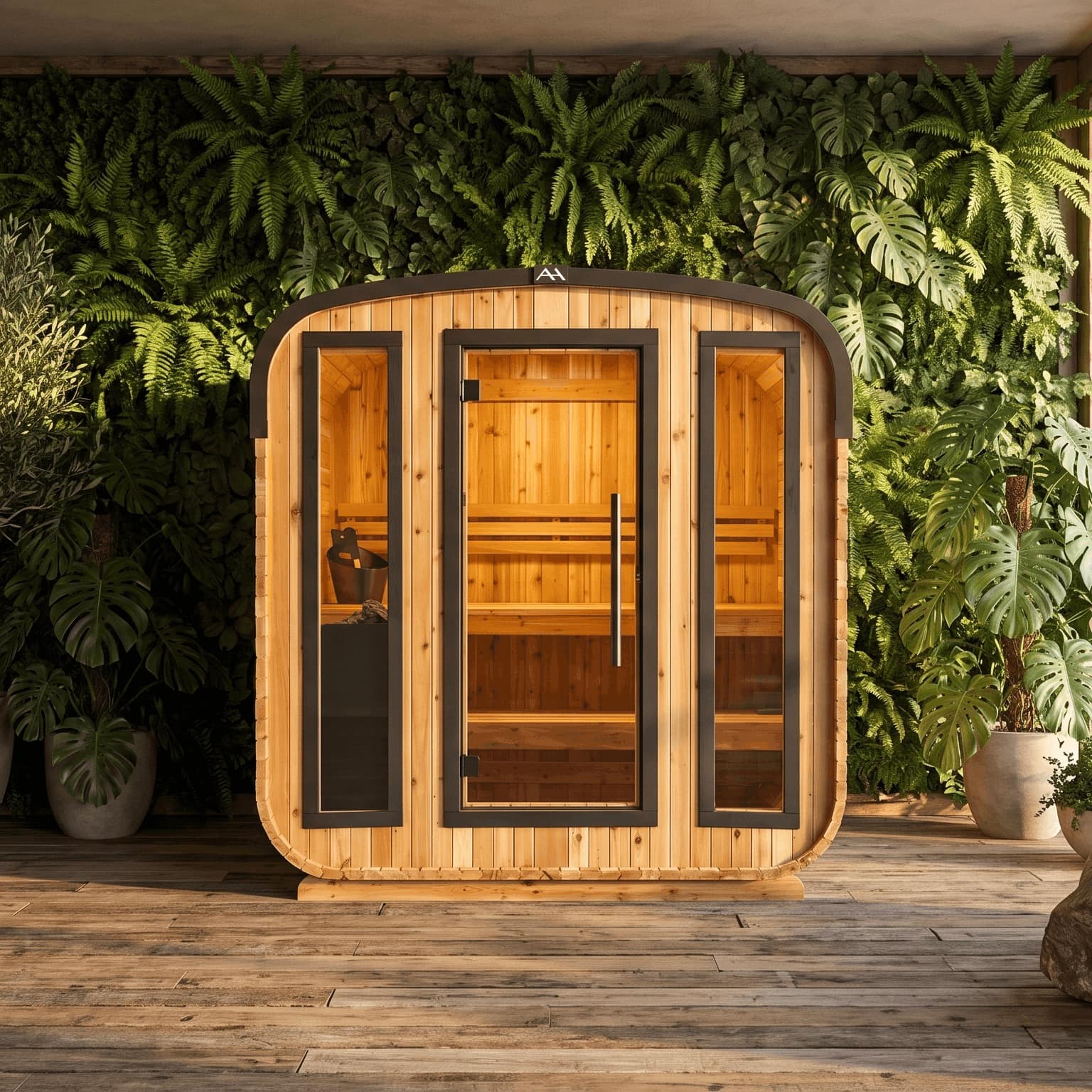 Almost Heaven Blackwater 4-6 Person Cube Sauna