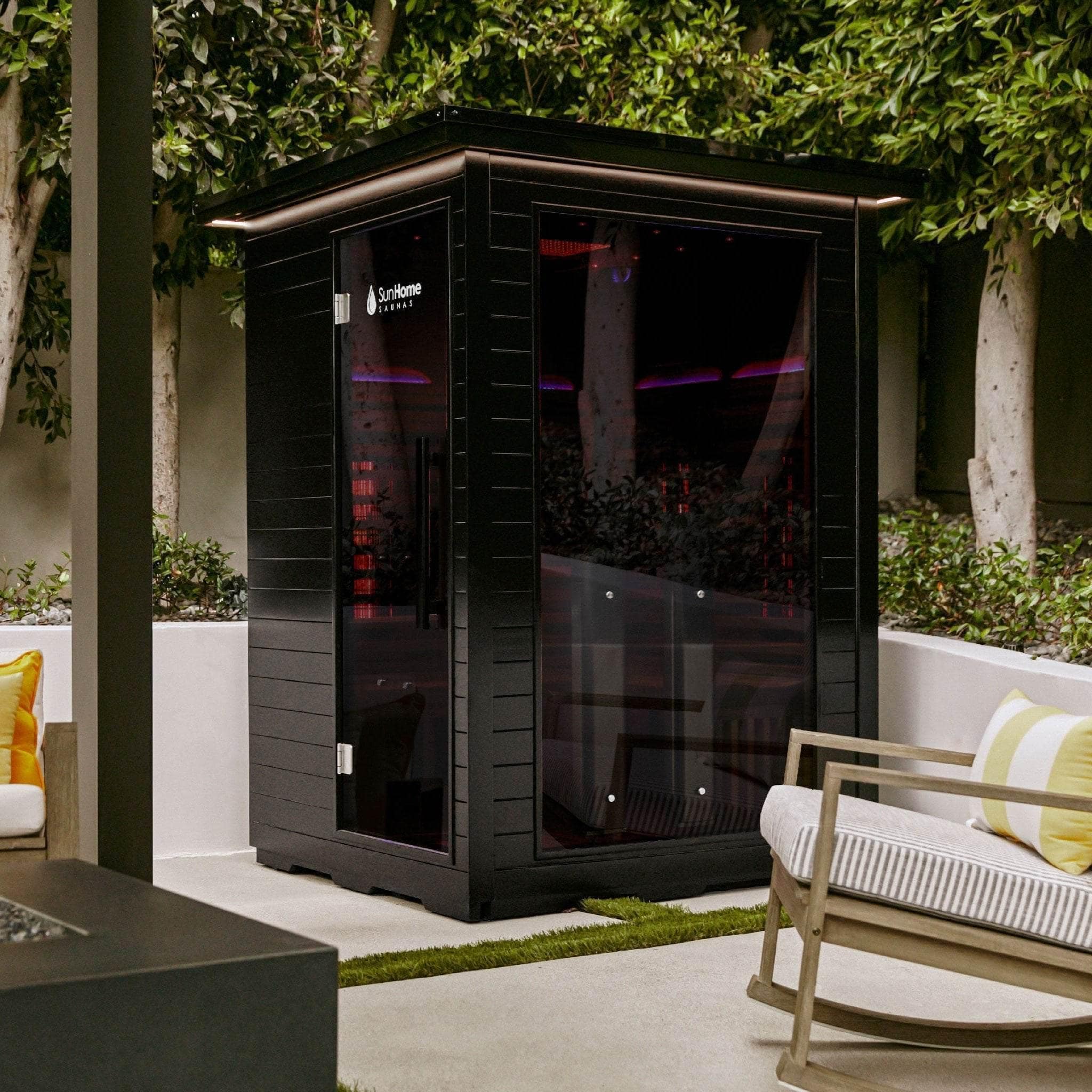 Sun Home Luminar 2-Person Outdoor Full-Spectrum Infrared Sauna